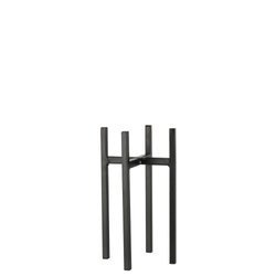 ASCOT 14x14/25 cm czarny stojak na doniczki kwietnik
