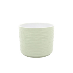 SWING 14,5/12 doniczka ceramiczna pistacjowa