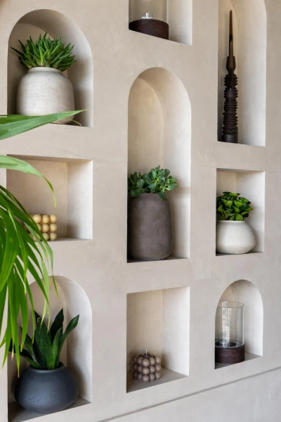 Jabari L 17/16 rustykalny wazon z kamienia mocha washed