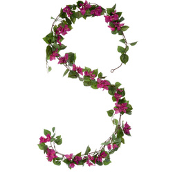 Sztuczna Bugenwilla girlanda pnącze 180 cm różowa