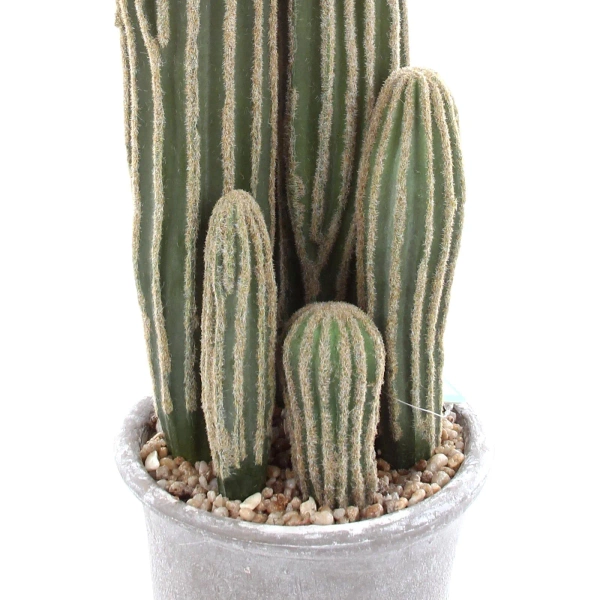 Sztuczny Kaktus San Pedro 57 cm w szarej doniczce