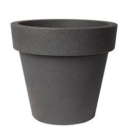 IKON 80/71 granitowa duża donica z rantem