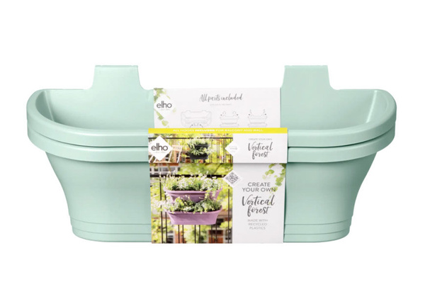 Corsica Vertical Forest Large doniczki wertykalne na ścianę miętowe 2 sztuki