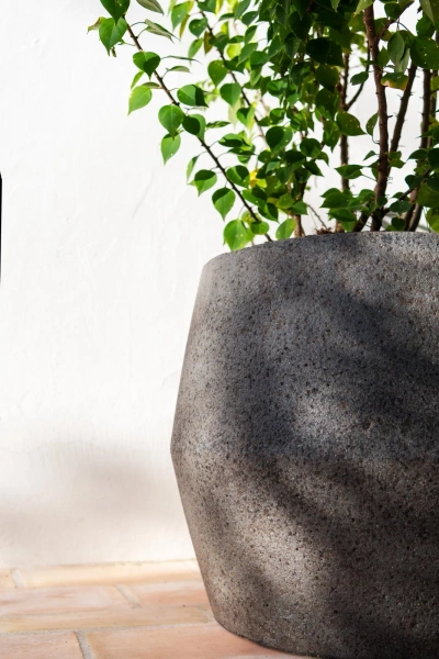 Harley L 53x48 kamienna donica szarobrązowa dioriet grey