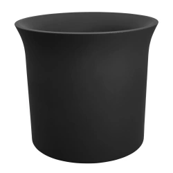 June Tulip 47/43 czarna donica do ogrodu