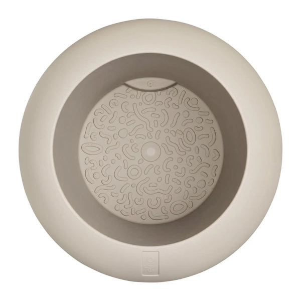 Amber Roll High 43/58 designerska donica wysoka beżowa