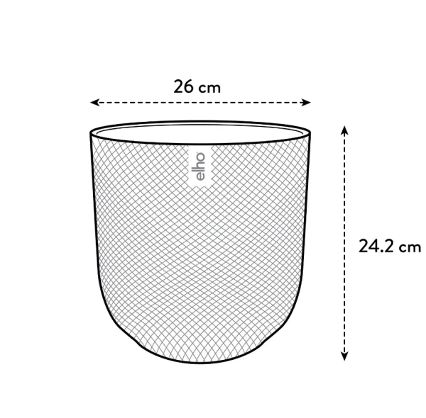 Jazz Elho 26 czarna osłonka wytłaczana living black