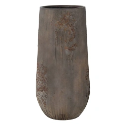 NAX L 50/100 wysoka kamienna donica do salonu i ogrodu Imperial Brown