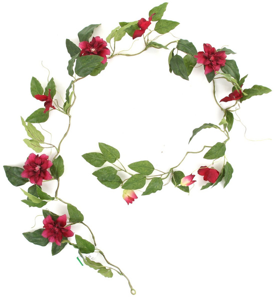 Sztuczny Powojnik Clematis girlanda 180 cm fuksja