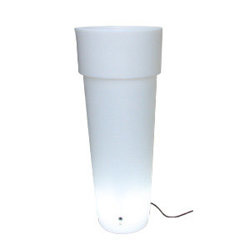 MARCANTONIO 50/120 wysoka donica podświetlana z rantem