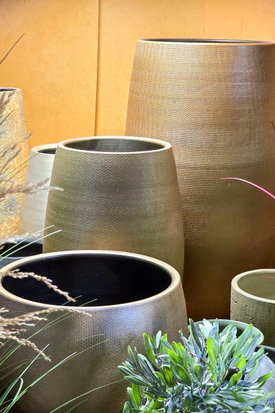 Porto Vase 25/29 złoty wazon ceramiczny