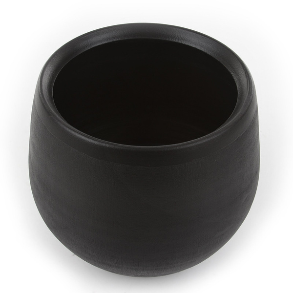 DOURO 23/20 cm doniczka kulista ceramiczna biała