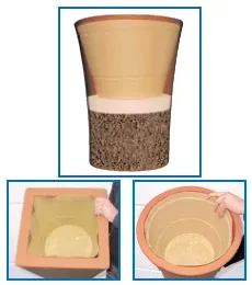 Wkład do doniczki wodoszczelny Baq 10/9 cm