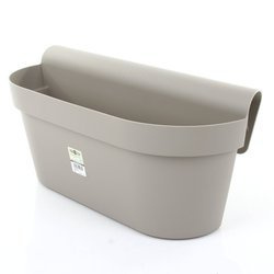 Up Casetta 50x21/23 doniczka na poręcz podłużna wisząca piaskowa