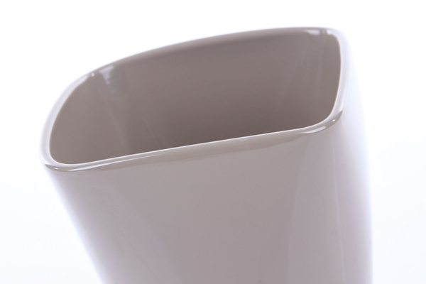 QUARTA ORCHID 13/17 ceramiczna doniczka do storczyków taupe