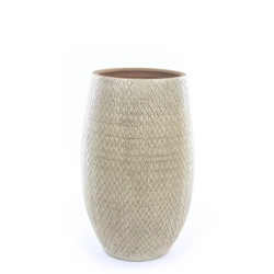 Madeira Vase 30/50 kremowa waza ceramiczna wzorki