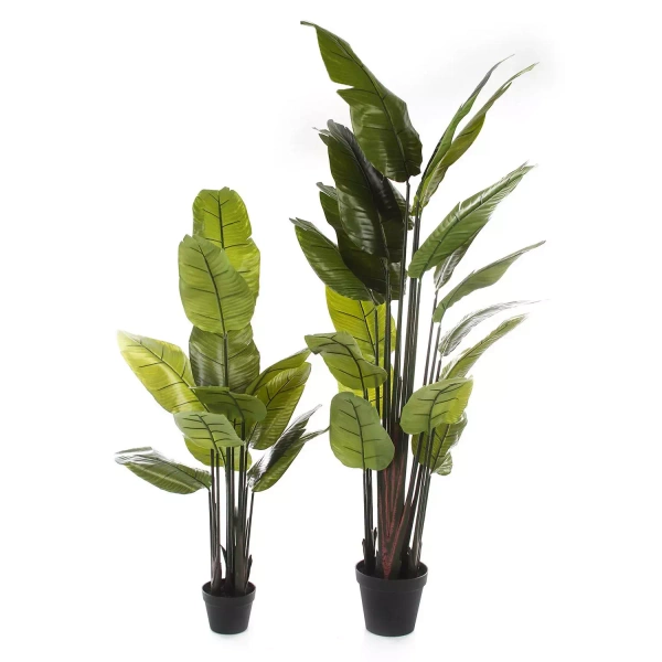 Sztuczna wysoka Strelitzia 200 cm 18 liści