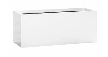 Balcony S 50x20/20 prostokątna doniczka biała lakierowana