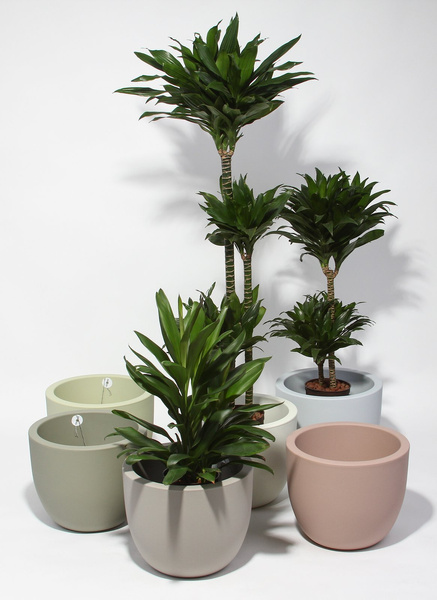 ETRIA 24/20 doniczka okrągła taupe