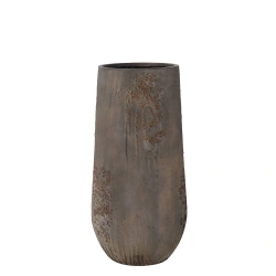 NAX M 33/70 wysoka brązowa donica do salonu i na taras Imperial Brown