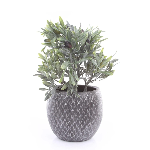 Madeira 32/32 duża srebrno-szaro-brązowa osłonka ceramiczna kula