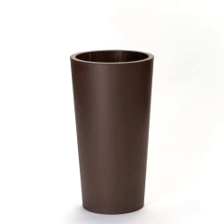 Tuit Raw 33/61 brązowa donica wysoka z wkładem