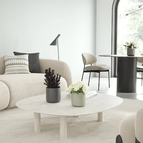 Juno 20/20 osłonka ceramiczna cylindryczna różowa pastel