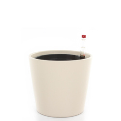 Zestaw do hydroponiki Leni 13/12 Vasa osłonka ceramiczna kremowa