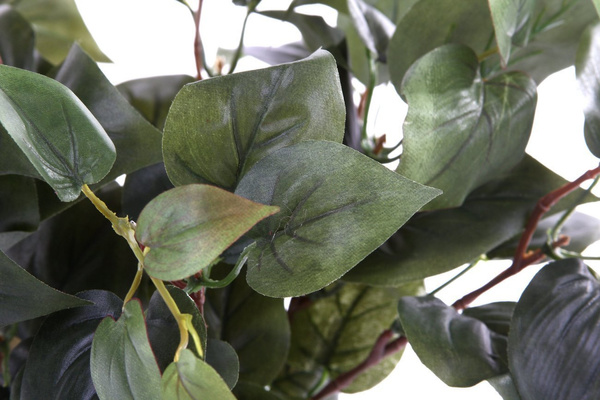 Sztuczny Filodendron Philodendron 40 cm zielony Bush 9 łodyg