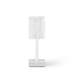 Lampa GATSBY 24,5 cm kwadratowa biała
