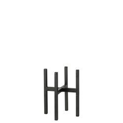 ASCOT 16,5x16,5/16 cm stojak na donice i kwiaty kwietnik czarny