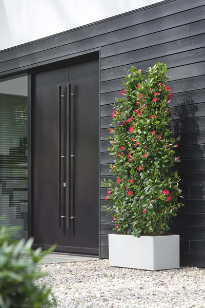 Vivo Next Long 80x40/40 donica prostokątna biała na kółkach