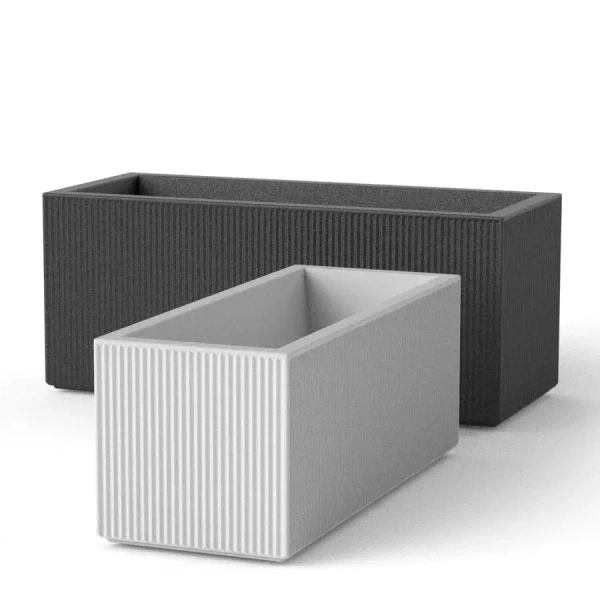 Gatsby Cylinder 40/40 biała donica designerska walec Vondom