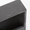 Jack Wally XS 30x30x9 designerska doniczka na ścianę kwadratowa szara kamienna