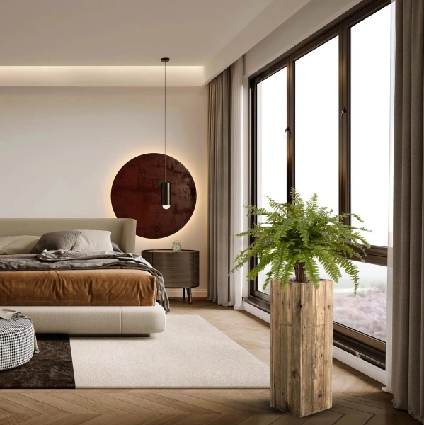 Sztuczna Paproć Boston 90 cm XL na pniu