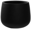 Kevan M 25/21 czarna doniczka naturalna kamienna
