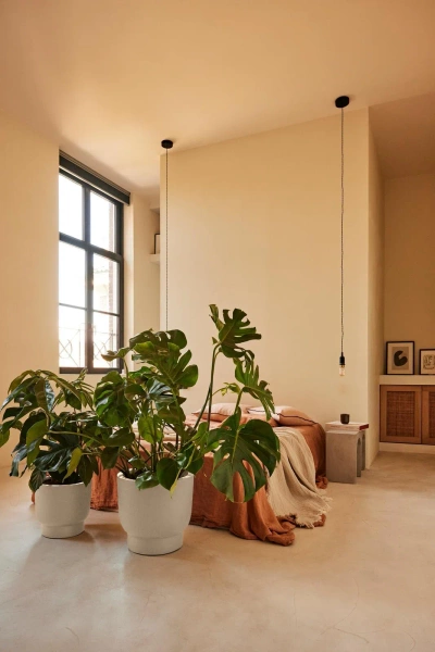 Amber Grail 38/36 donica na podwyższeniu biały len