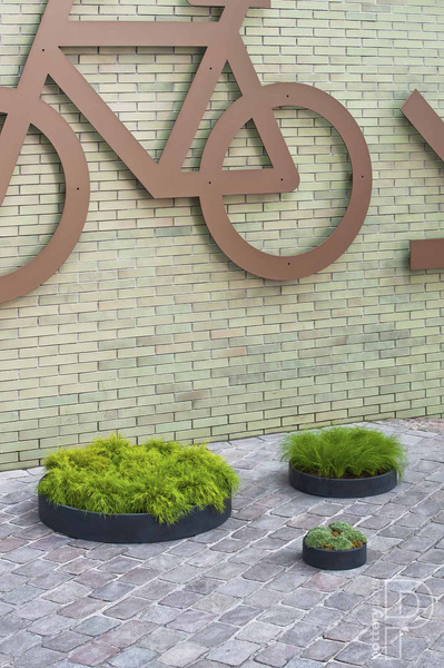 Max Low XXL 100/14 płaska duża donica czarna