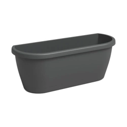 Algarve Wall 38x14/14 antracytowa wertykalna doniczka na ścianę wisząca