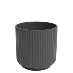 Luna 18/17 cylindryczna osłonka w prążki antracyt