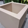 Kube 40x40/40 donica kubik stone beżowa