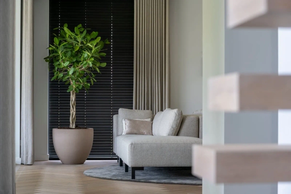 Jesslyn L 70/61 duża donica kamienna do ogrodu taupe