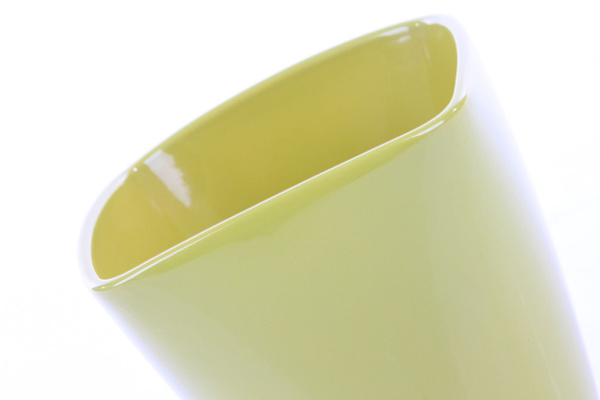 QUARTA ORCHID 13/17 ceramiczna doniczka do storczyków zielona