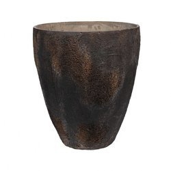 Bernd XL 66/75 naturalna duża brązowa donica ostryga / oyster