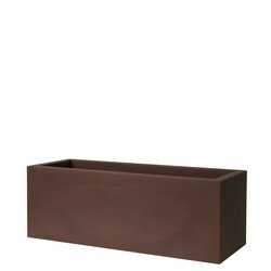 KUBE CASETTA 80x30/30 donica prostokątna niska brązowa rust