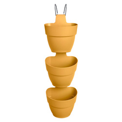 Vibia Vertical Forest doniczki wiszące żółte honey yellow 3 sztuki
