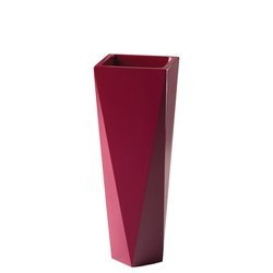 DIAMOND 26x26/72 donica designerska wysoka smukła purpura tyryjska lakierowana