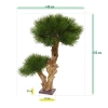 Sztuczny Bonsai Pinia Sosna 55 cm