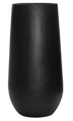 Nax M 35/70 czarna wysoka donica kamienna