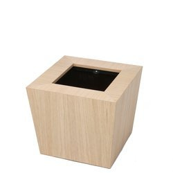 NATURA 45x45/40 donica z drewna dębowego jasna